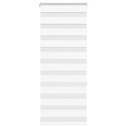 vidaXL Zebra Blind White 60x150 cm Fabric Width 55,9 cm Polyester