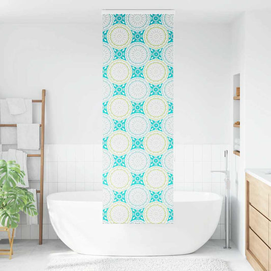 vidaXL Shower Roller Blind with Cassette 60x240 cm Fabric Width 56 cm