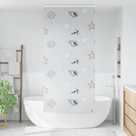 vidaXL Shower Roller Blind with Cassette 90x240 cm Fabric Width 86 cm