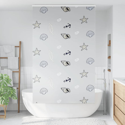 vidaXL Shower Roller Blind with Cassette 120x240cm Fabric Width 116cm