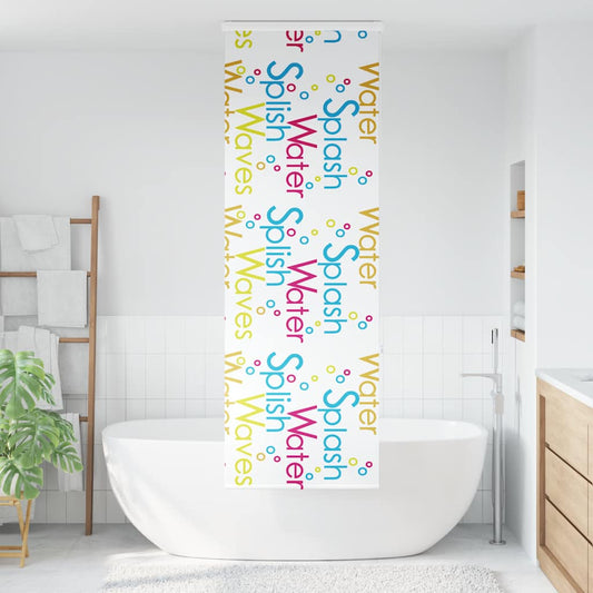 vidaXL Shower Roller Blind with Cassette 80x240 cm Fabric Width 76 cm