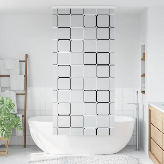 vidaXL Shower Roller Blind with Cassette 110x240 cm Fabric Width 106 cm
