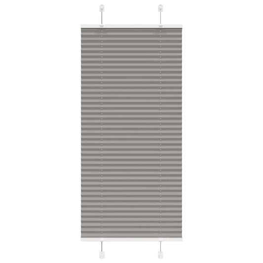vidaXL Pleated Blind Anthracite 65x150 cm Fabric Width 64,4 cm Polyester