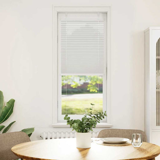 vidaXL Pleated Blind Light Grey 40x100 cm Fabric Width 39.4 cm Polyester