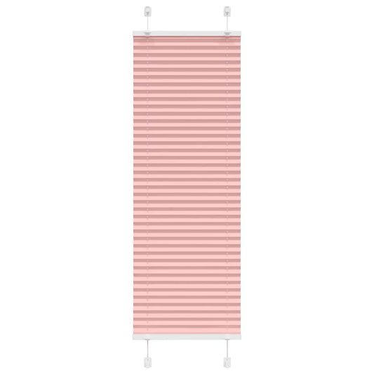 vidaXL Pleated Blind Pink 50x100 cm Fabric Width 49,4 cm Polyester
