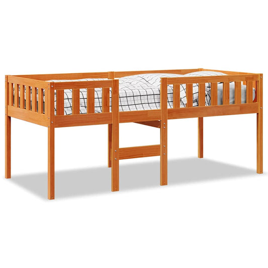 vidaXL Children's Bed without Mattress Wax Brown 90x190 cm
