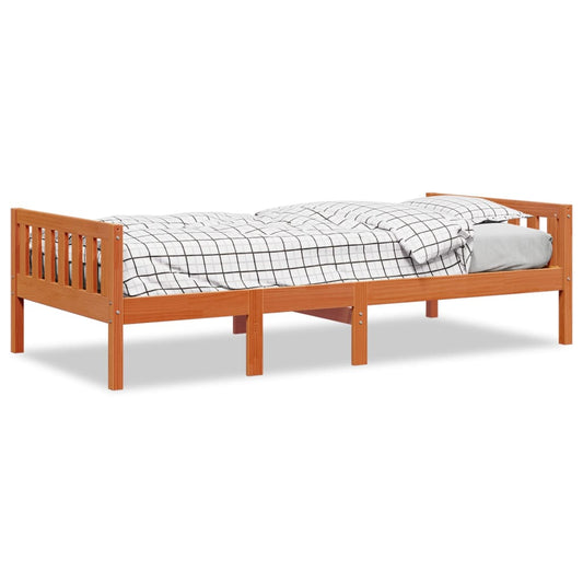 vidaXL Children's Bed without Mattress Wax Brown 80x200 cm Solid Wood Pine