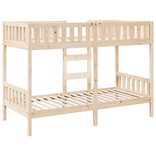 vidaXL Bunk Bed 90x200 cm Solid Wood Pine