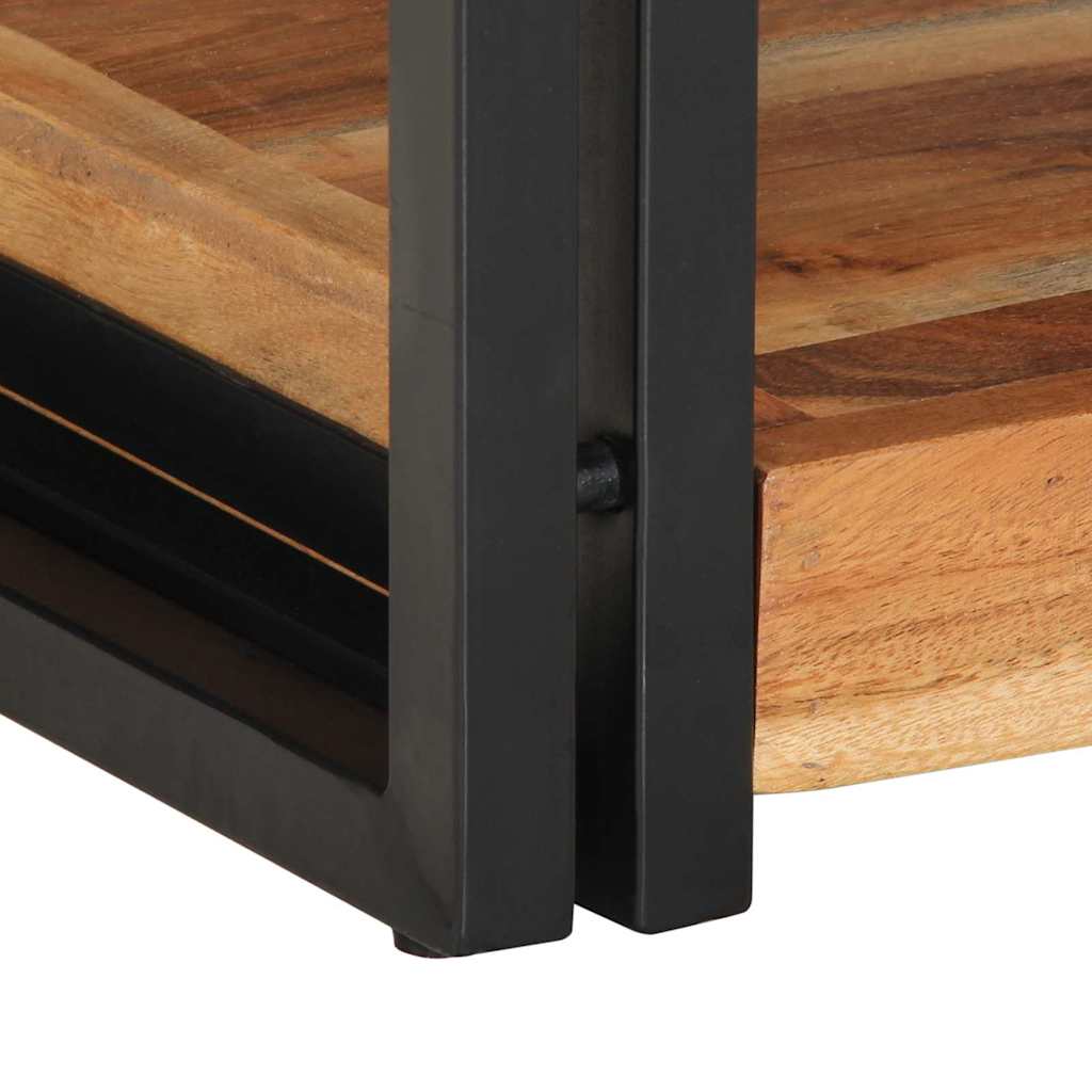 vidaXL Bedside Cabinet 2 pcs Brown 40 x 35 x 50 cm Solid Acacia Wood