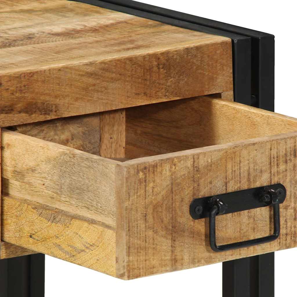 vidaXL Bedside Cabinets 2 pcs 40x40x50 cm Solid Rough Wood Mango
