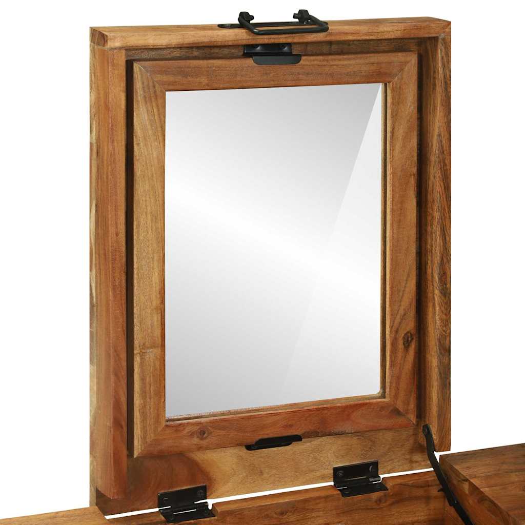 vidaXL Bedroom Dressing Tables Brown 90 x 50 x 75 cm Solid Acacia wood