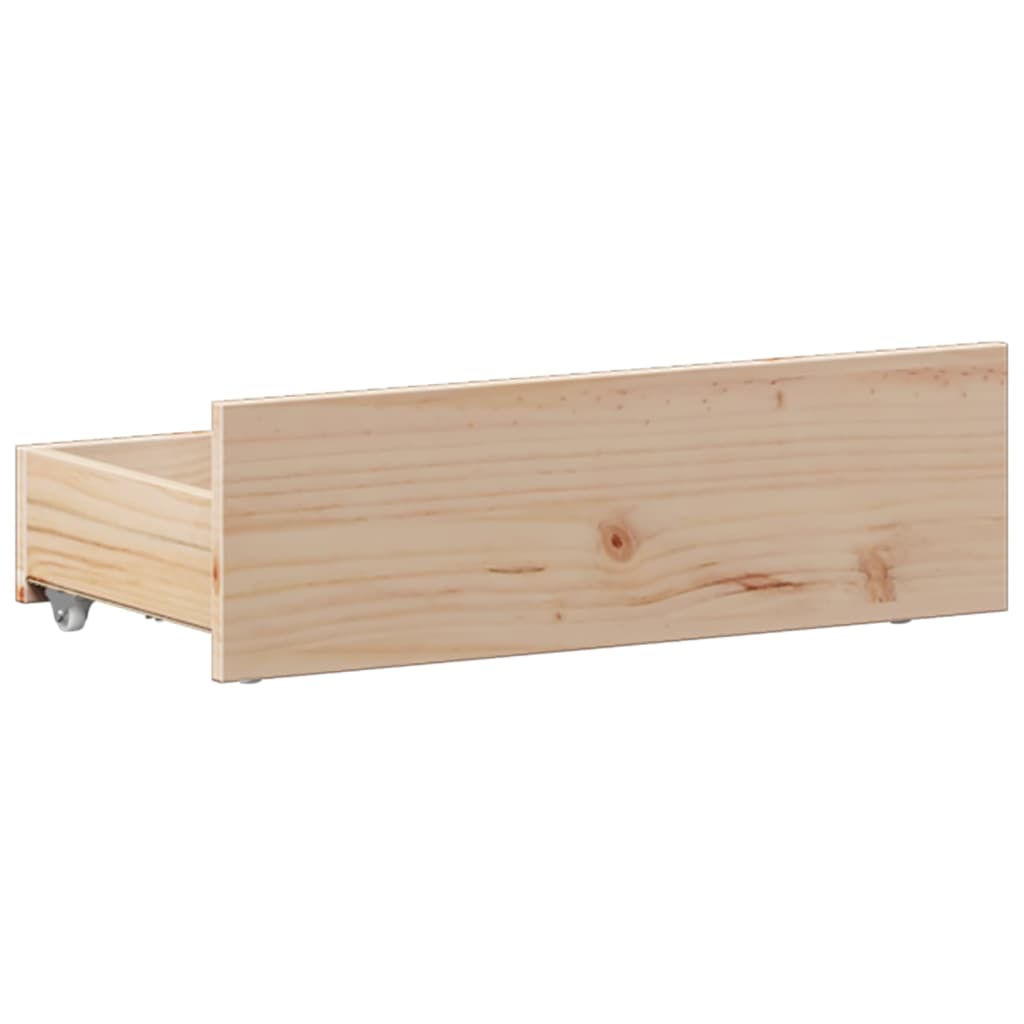 vidaXL Bookcase Bed without Mattress 75x190 cm Small Single Solid Wood Pine