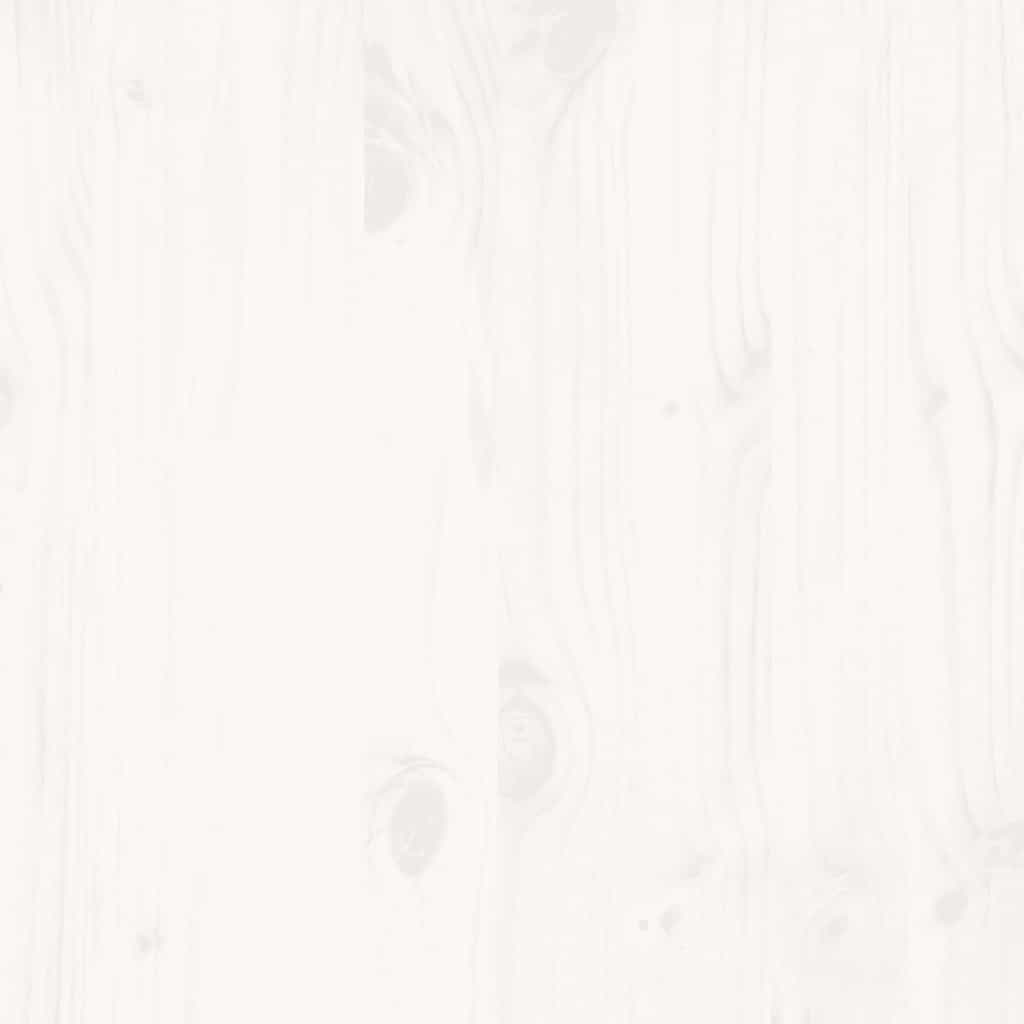 vidaXL Bed Frame without Mattress White 140x200 cm Solid Wood Pine