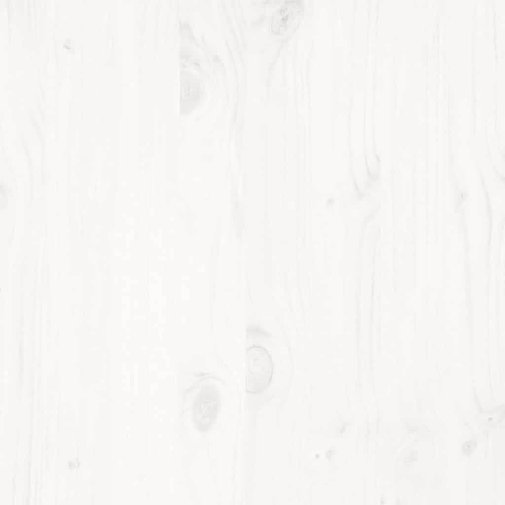 vidaXL Bed Frame without Mattress White 120x200 cm Solid Wood Pine