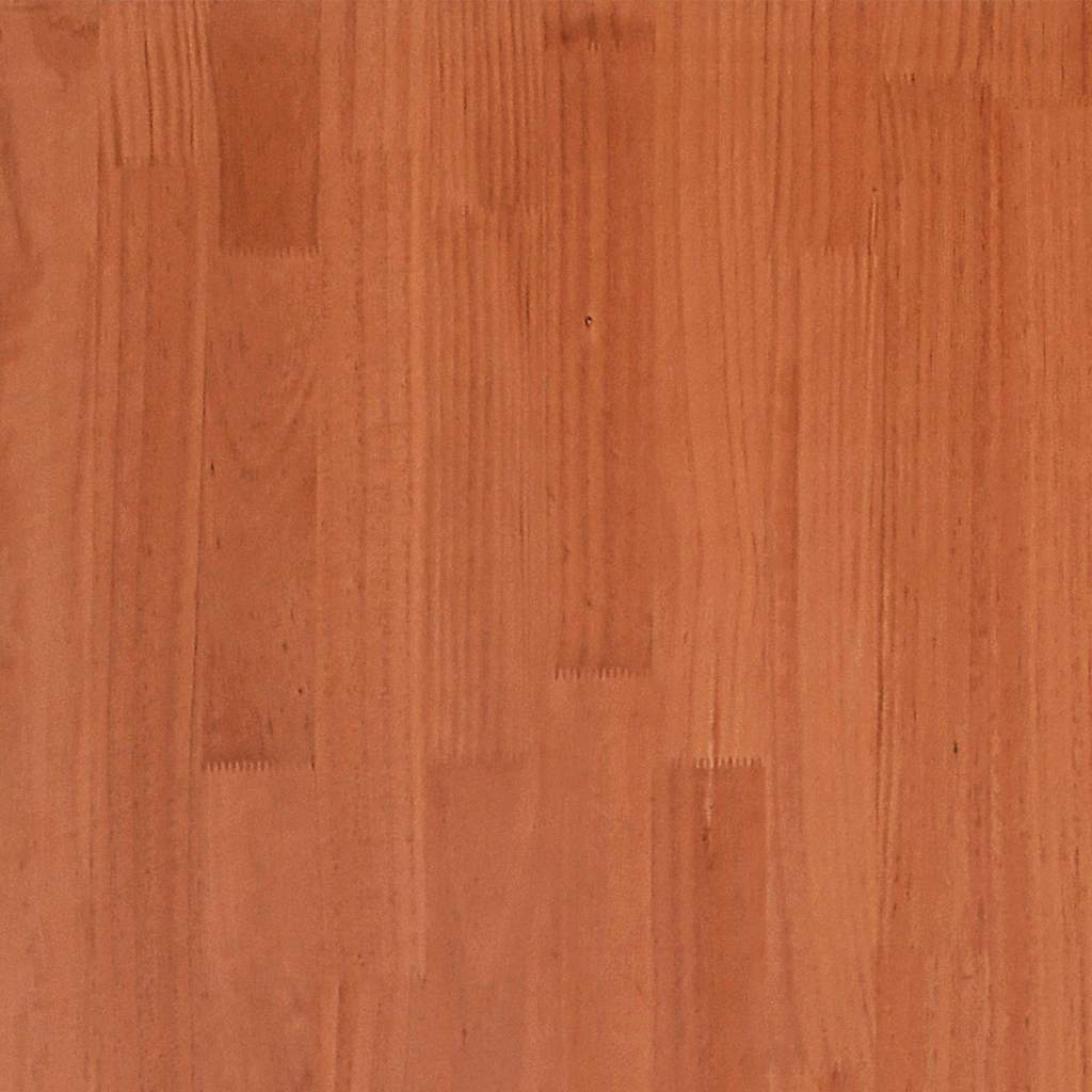 vidaXL Bed Frame without Mattress Wax Brown 90x200 cm Solid Wood Pine