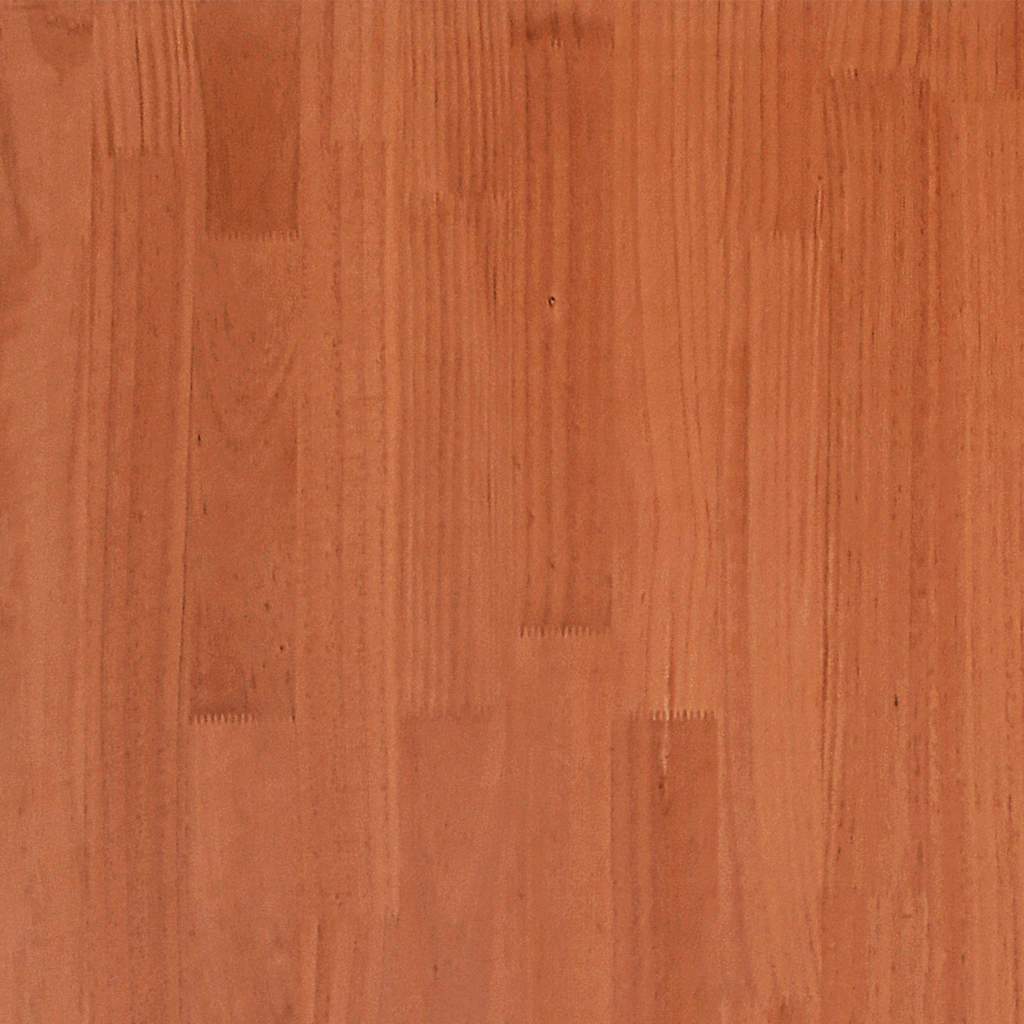 vidaXL Bed frame without Mattress Wax Brown 150x200 cm King Size Solid Wood Pine