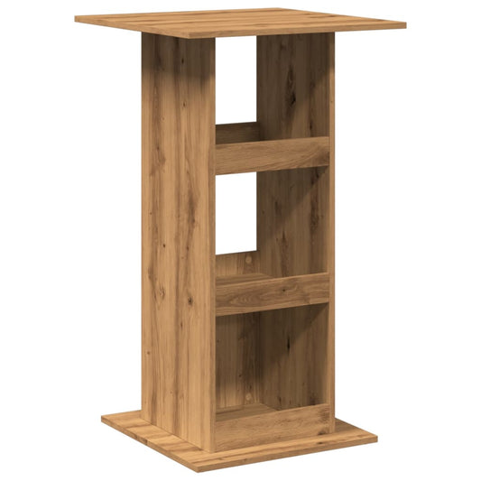 vidaXL Bar Table with Storage Artisan Oak 60x60x102 cm Engineered Wood