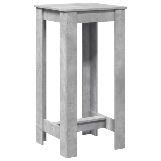 vidaXL Bar Table Concrete Grey 51x50x103,5 cm Engineered Wood