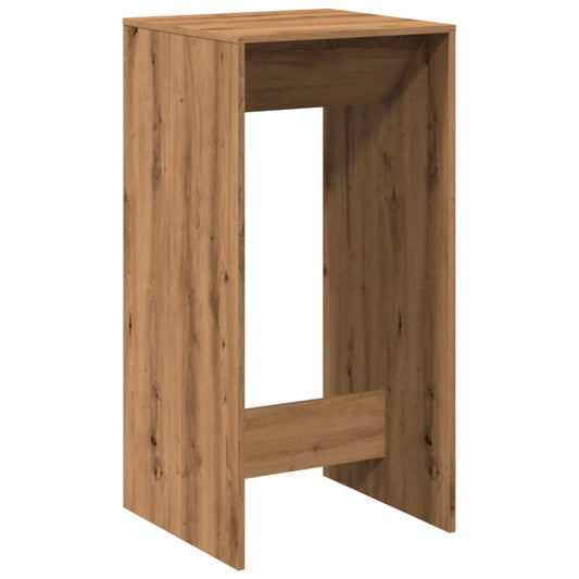 vidaXL Bar Table Artisan Oak 51x50x103,5 cm Engineered Wood