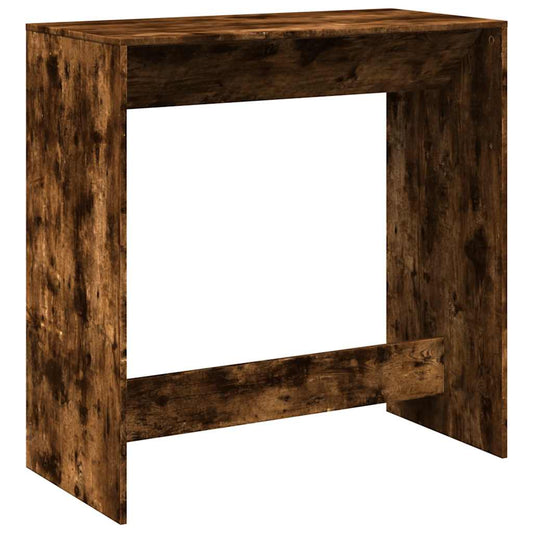 vidaXL Bar Table Smoked Oak 102x50x103,5 cm Engineered Wood