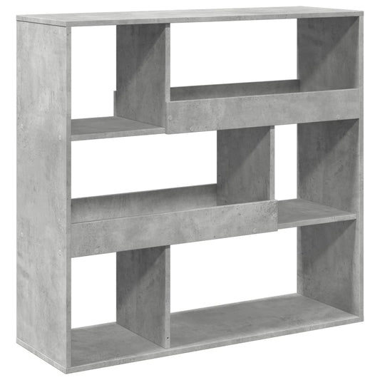 vidaXL Book Cabinet/Room Divider Concrete Grey 100x33x94,5 cm
