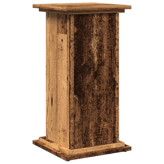 vidaXL Display Stand with Storage Old Wood 31x30x60 cm Engineered Wood