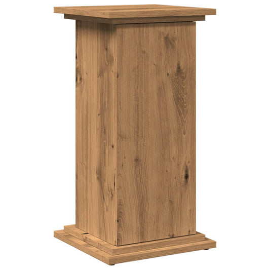 vidaXL Display St& with Storage Artisan Oak 31x30x60 cm