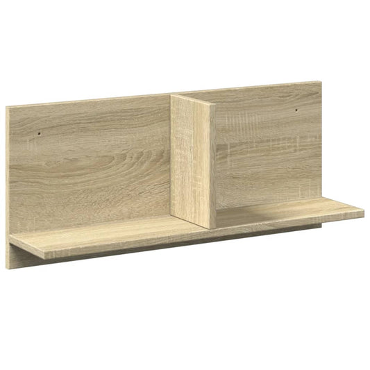 vidaXL Wall Cabinet 70x16,5x30 cm Sonoma Oak Engineered Wood