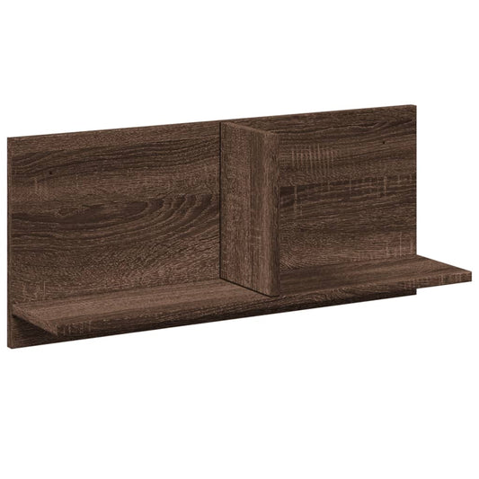 vidaXL Wall Cabinet 70x16,5x30 cm Brown Oak Engineered Wood