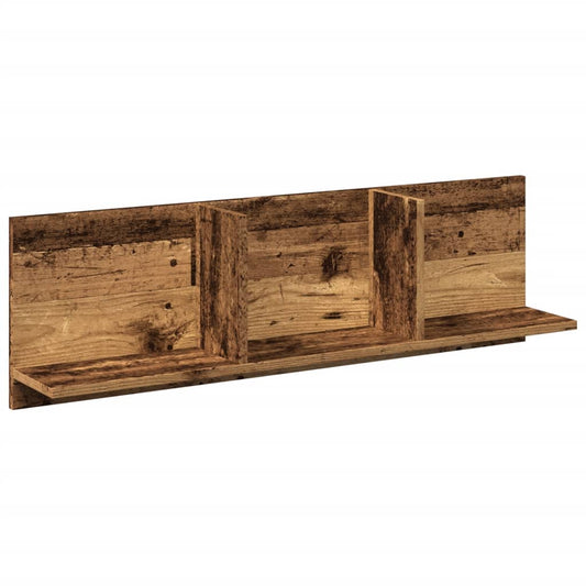 vidaXL Wall Cabinet 100x16,5x30 cm Old Wood Engineered Wood