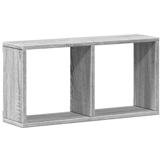 vidaXL Wall Cabinet 60x16x30 cm Grey Sonoma Engineered Wood