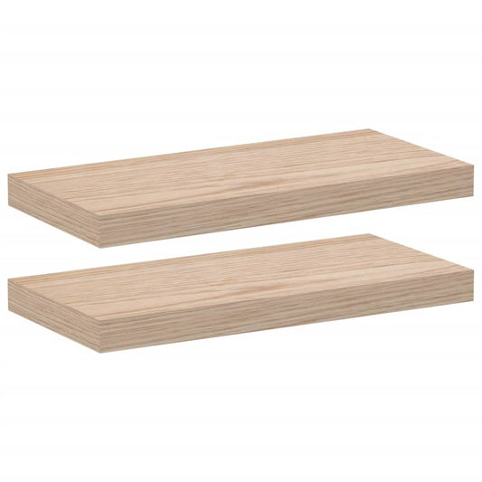 vidaXL Floating Shelves 2 pcs 50x23,5x4 cm Engineered Wood