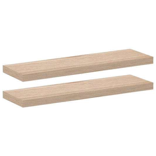 vidaXL Floating Shelves 2 pcs 80x23,5x4 cm Engineered Wood