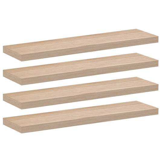 vidaXL Floating Shelves 4 pcs 90x23,5x4 cm Engineered Wood