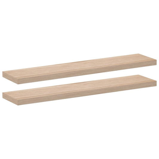 vidaXL Floating Shelves 2 pcs 110x23,5x4 cm Engineered Wood
