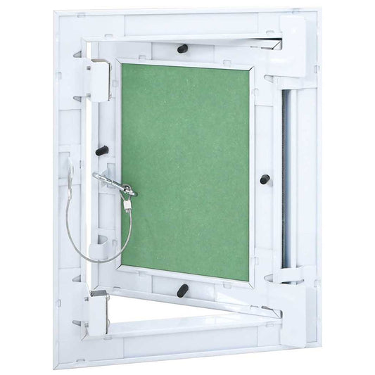 vidaXL Access Panel Green and Silver 20 x 25 cm