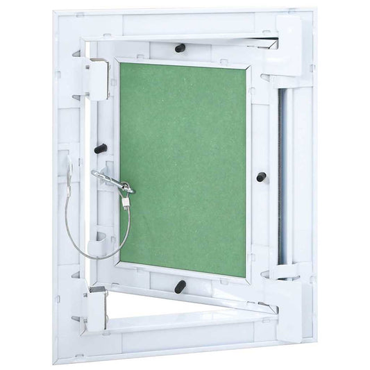 vidaXL Access Panel Green and Silver 25 x 30 cm