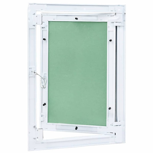 vidaXL Access Panel Green and Silver 35 x 45 cm