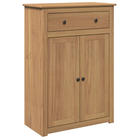 vidaXL Shoe Cabinet "PANAMA" 80x40x114 cm Solid Wood Pine