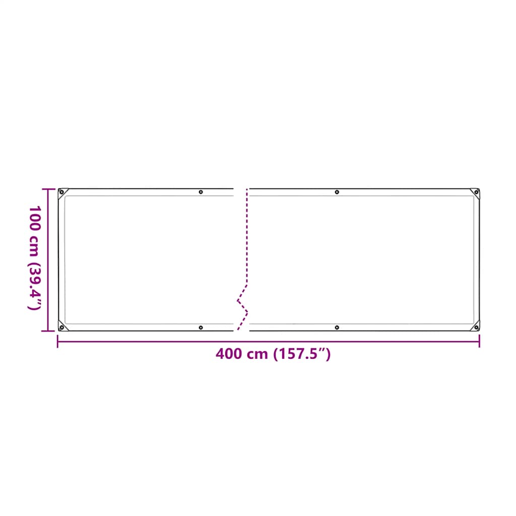 vidaXL Plant Cover | Clear and black