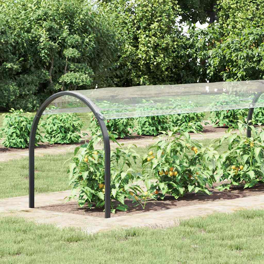 vidaXL Plant Cover with Eyelets 1x8 m PVC