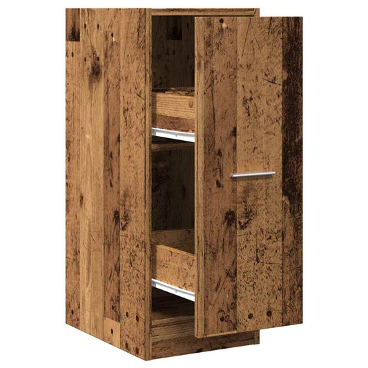 vidaXL Apothecary Cabinet Old Wood 30x41x77.5 cm Engineered Wood