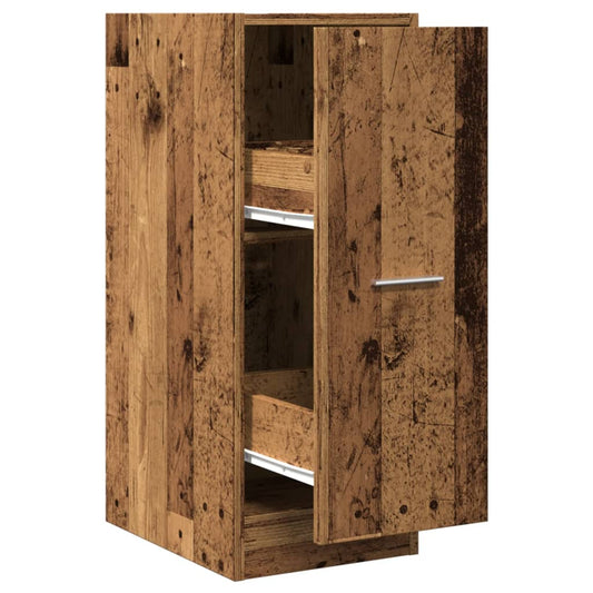 vidaXL Apothecary Cabinet Old Wood 30x41x77.5 cm Engineered Wood