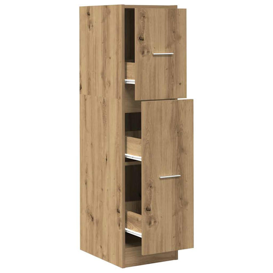 vidaXL Apothecary Cabinet Artisian Oak 30x41x118 cm Engineered Wood