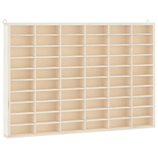 vidaXL Wooden Collector's Display Case with 60 Compartments 60x4.5x40.5cm
