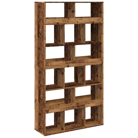 vidaXL Bookcase Old Wood 100x33x187,5 cm Engineered Wood