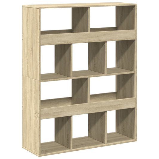 vidaXL Room Divider Sonoma Oak 100x33x125,5 cm Engineered Wood