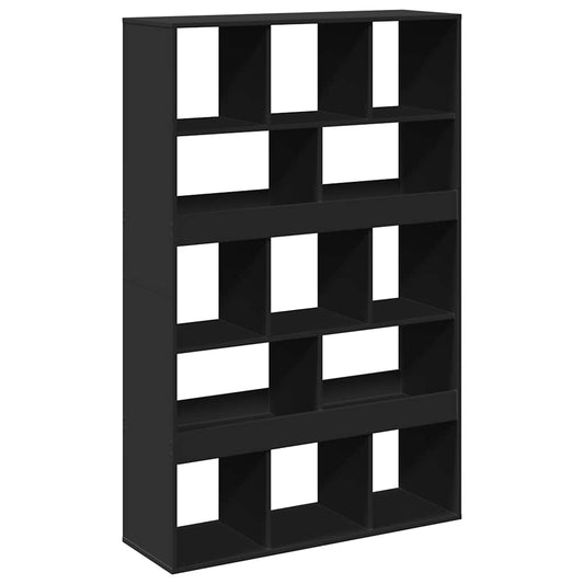 vidaXL Room Divider Black 100x33x156,5 cm Engineered Wood