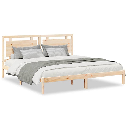 vidaXL Extra Long Bed Frame without Mattress 180x210 cm Solid Wood