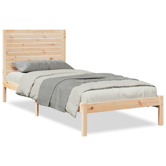 vidaXL Extra Long Bed Frame without Mattress 100x220 cm Solid Wood